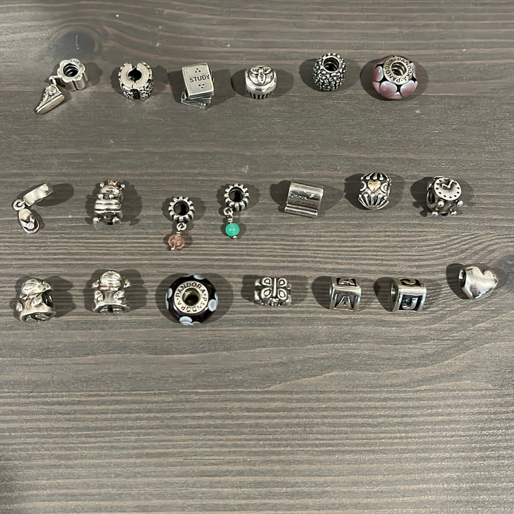 Pandora charms. $15 each. Take one or all.